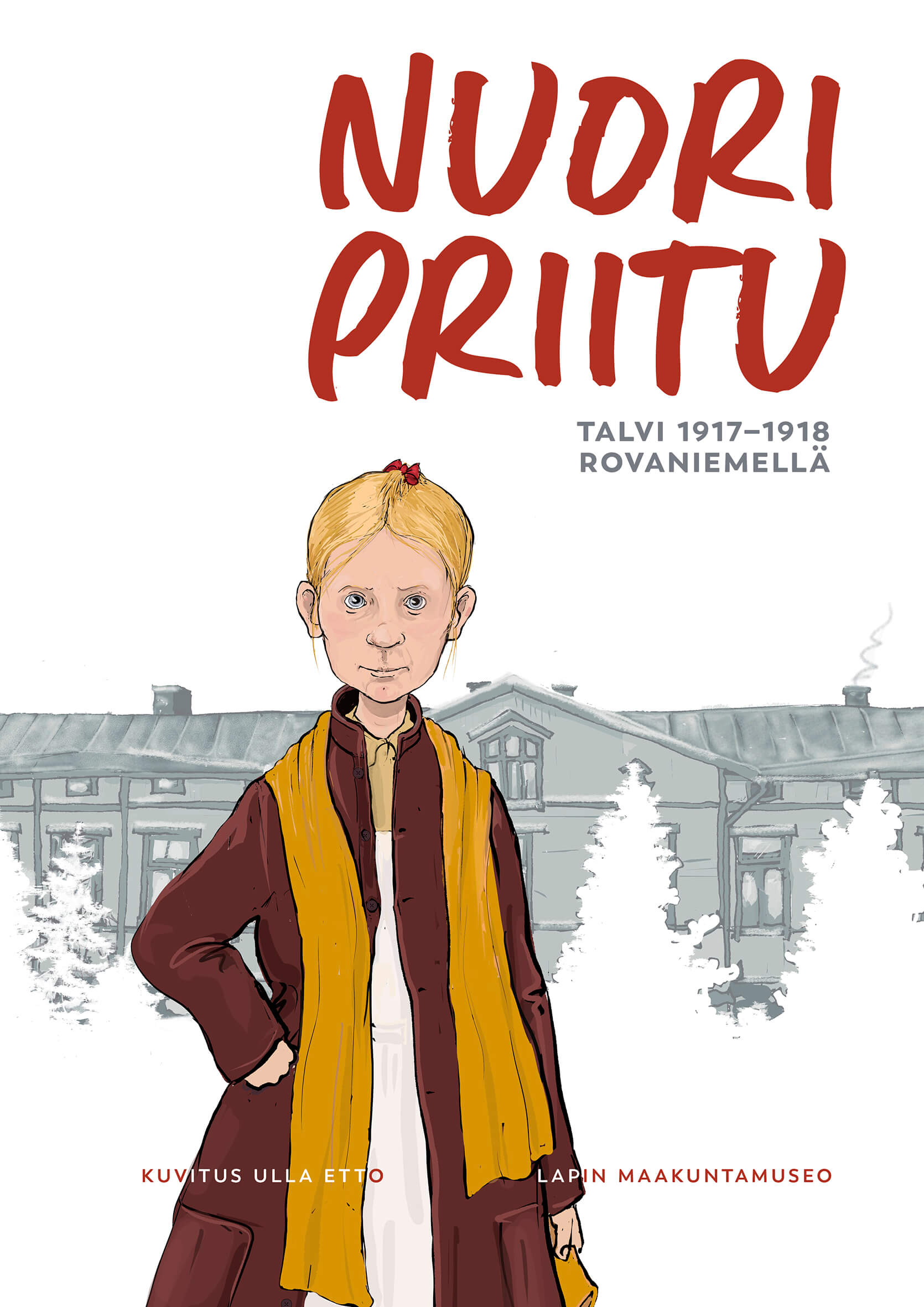 Ulla Eton sarjakuvateoksen Nuori Priitu kansikuva.