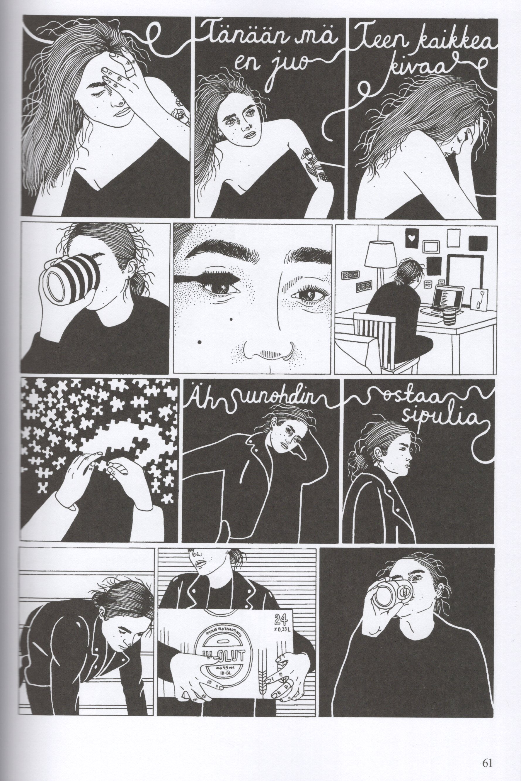 Sivu 61 Emilia Laatikaisen teoksesta Ei ois susta uskonu.