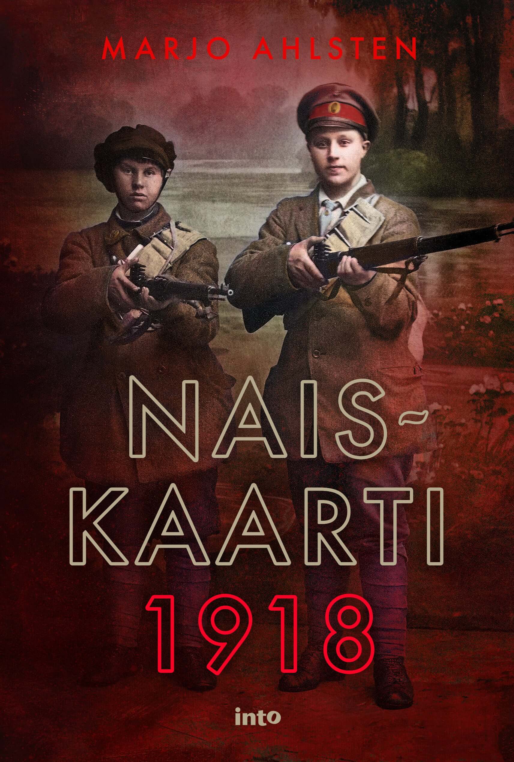 Marjo Ahlstenin teoksen Naiskaarti 1918 kansikuva.